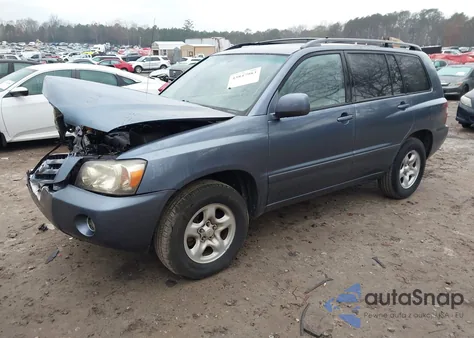 2006 Toyota Highlander from USA, damaged, VIN JTEGD21A560145268